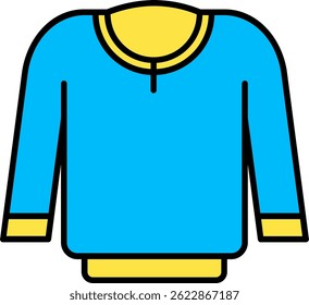 Full sleeve Line vector Icon Design