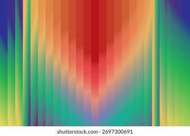 Fundo abstrato de espectro completo com faixas de gradiente vertical