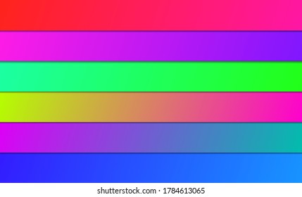 Full spectrum color pallete. Warm and cold color sets