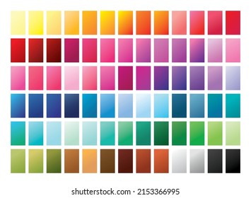 Full Spectrum Gradient Color Palette Set