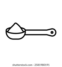 full spoon icon Black and white logo