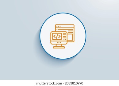 Full Stack Backend Development Icon