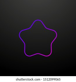 Full star line nolan icon. Elements of stars set. Simple icon for websites, web design, mobile app, info graphics