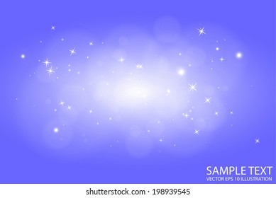 Full of stars sky vector glittering  background illustration - Abstract vector sky and sparks   background illustration