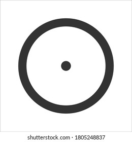 full stop point icon design