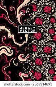 full sublimation background for jersey pattern