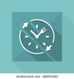 Full time food services - Vector web icon