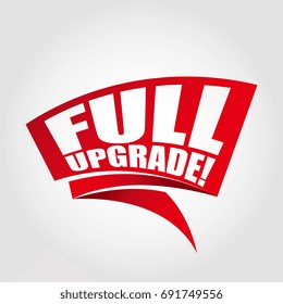 Full upgrade labels banners