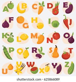 Full Vector Cute Cartoon Emoticon Alphabet Stock Vector (Royalty Free ...