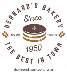 Full vector logo Bakery design