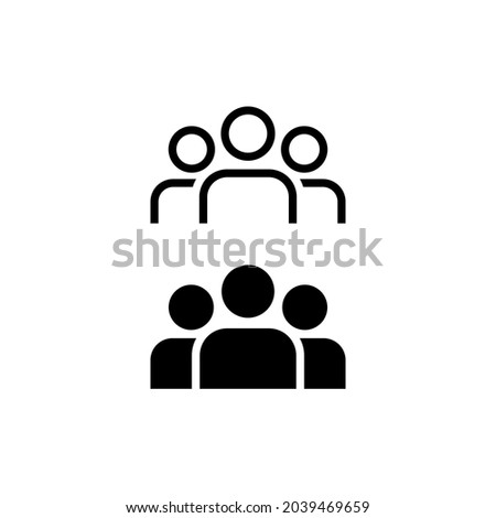 Full Vector People Icon Illustration