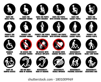 472 Disability elderly pregnant icons Images, Stock Photos & Vectors ...