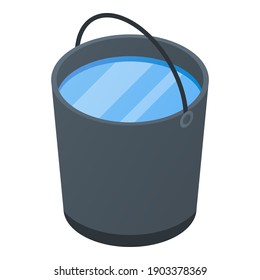 Water Bucket Vector Art & Graphics