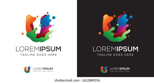 Full-color alphabet logo, this design can be used for print and digital media