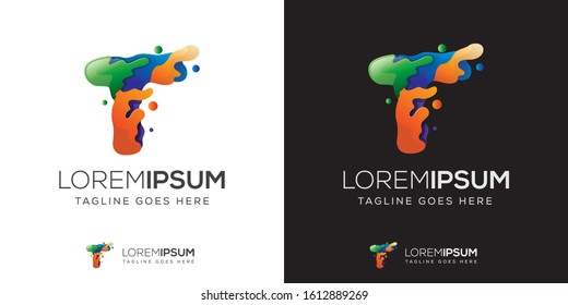Full-color alphabet logo, this design can be used for print and digital media