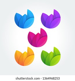 Fullcolor Shape Vector symbol Vector Template. 
Suitable for Creative Industry, Multimedia, entertainment, Educations, Shop, and any related business