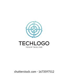 Fullcolor Technology Logos Companies Stock Vector (Royalty Free ...