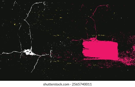 fullcolour grunge brush strokes ink paint, Artistic colorful abstract for background, Brush strokes paint Isolated on black background, vector black line, grunge brush strokes ink paint.eps8