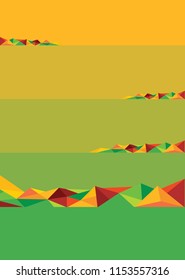 full-page color triangle color patterns