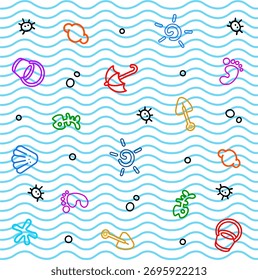 Fullprint Textile Image Vector Illustration for your t shirt