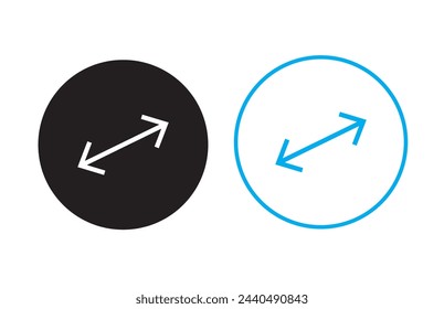 Fullscreen Bold Line Vector icon illustration