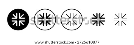 Fullscreen Icon logo design. Expand to full screen sign and symbol. Arrows symbol