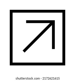 Vollbildsymbol oder Logo einzeln auf Zeichen, Vektorgrafik - Vektorsymbole in hoher Qualität
