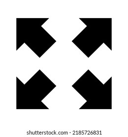 fullscreen icon or logo isolated sign symbol vector illustration - high quality black style vector icons
