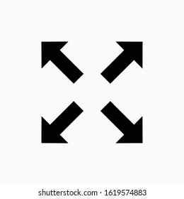 Fullscreen Icon. Sign & Symbol - Vector.