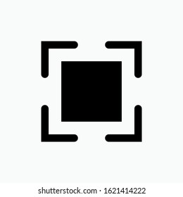 Fullscreen Icon. Sign & Symbol - Vector.