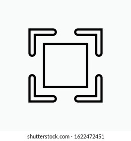 Fullscreen Icon. Sign & Symbol - Vector.