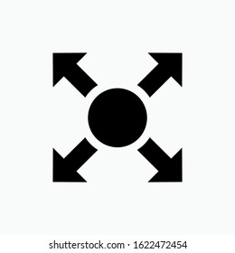 Fullscreen Icon. Sign & Symbol - Vector.