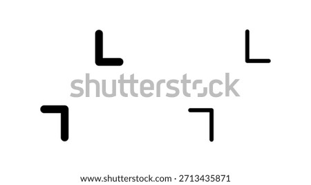 Fullscreen Icon symbol for apps and websites. Expand to full screen sign and symbol. Arrows symbol