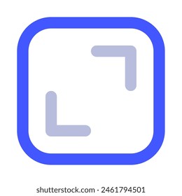 Fullscreen icon for uiux, web, app, infographic, etc
