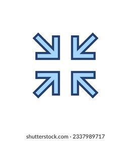 Fullscreen Icon vector. Expand to full screen sign and symbol. Arrows symbol