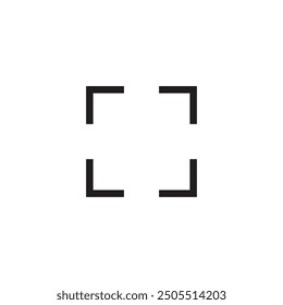 Fullscreen Icon vector illustration. Expand to full screen sign trendy style illustration for web and app on white..eps