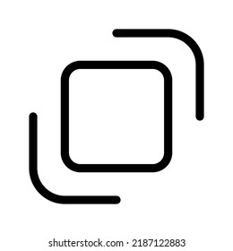Fullscreen Icon Vector Symbol Design Illustration