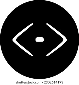Icono de pantalla completa ilustración de diseño de símbolos vectoriales