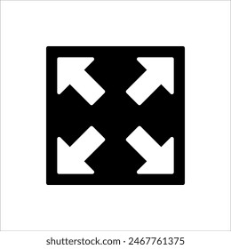 Fullscreen Icon. for web design on white background