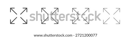 Fullscreen icons for graphic and web design.