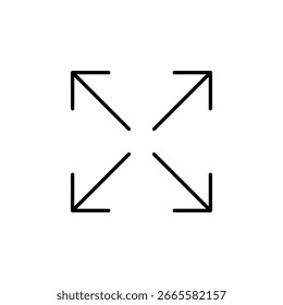 Fullscreen Mode Icon for Mobile Interface