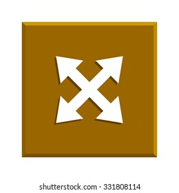 Fullscreen sign icon. Arrows symbol. Vector EPS