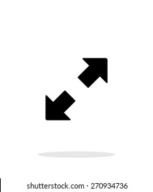 Fullscreen simple icon on white background. Vector illustration.