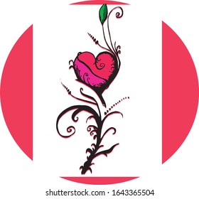 A full-sized version of a drawing I have done which aims at showing the gentle and fragile yet sometimes dangerous nature of love 