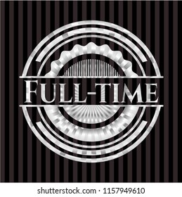 Full-time silvery emblem or badge