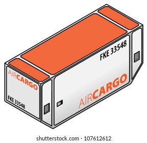 A Full-width Air Cargo Container For Wide Body Cargo Jets.