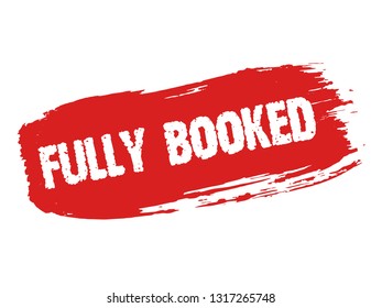 Fully booked rectangular stamp isolated on white background