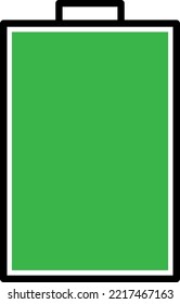 Fully charged battery mark icon