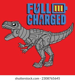 FULLY CHARGED ROBOT TYRANNOSAURUS REX