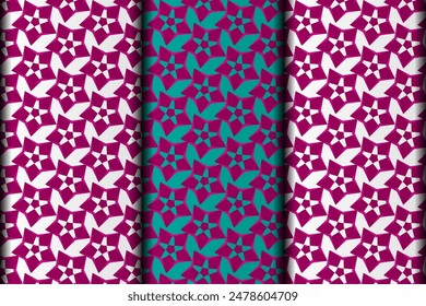 Fully customize background style seamless pattern design.